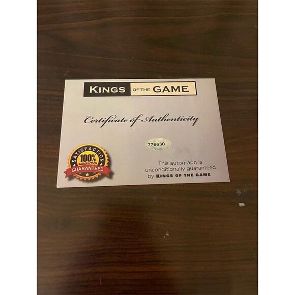 Autographed Legendary NFL Quarterback Photo with COA Football Original - Picture 2 of 2